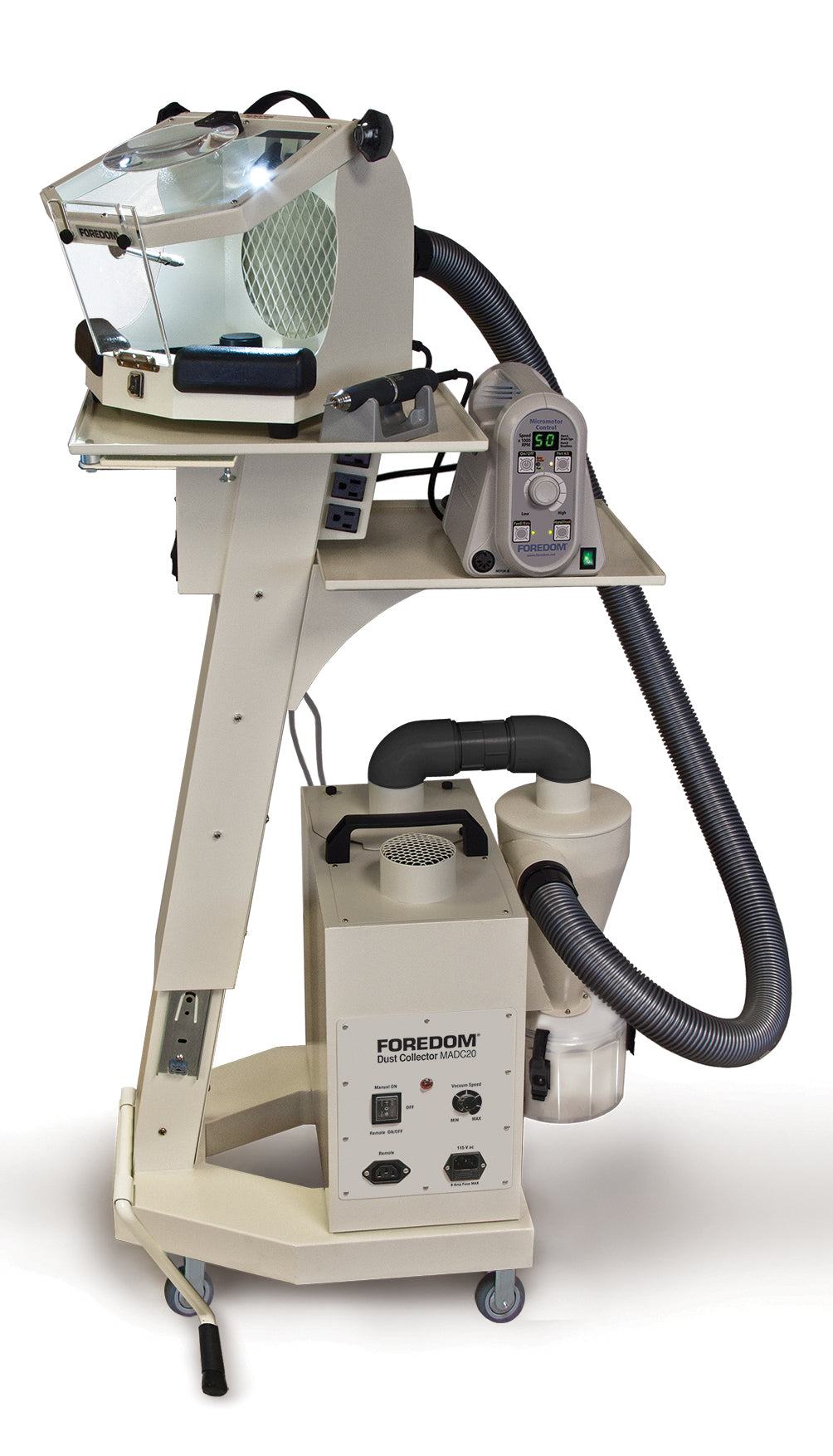 Dust Collector with Cyclone and Collection Chamber MADC20 - Dental Equipment Store