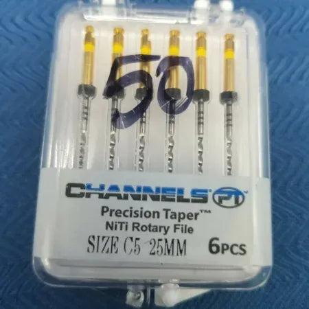 Channels PT Precision Taper Dental NiTi Rotary File Variety Size Lot image 2