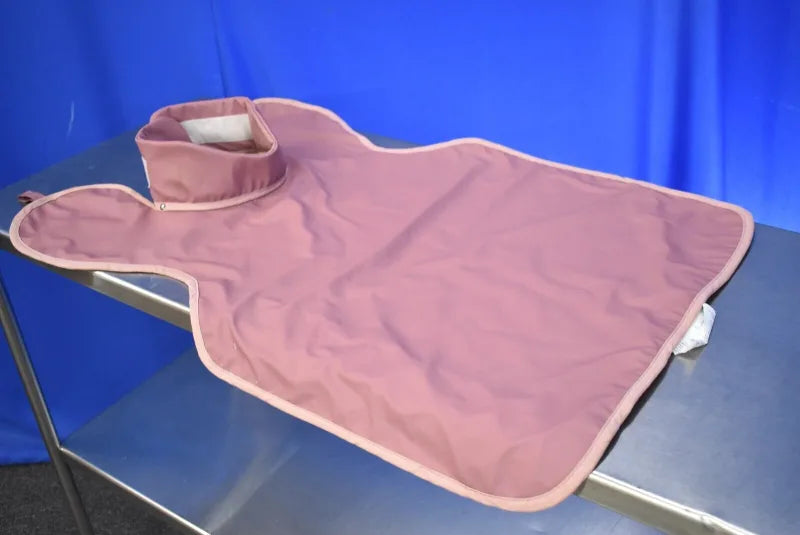 X-Ray Lead Apron with Collar - Coral Color - Dentsply 3 mm - Dental Equipment Store