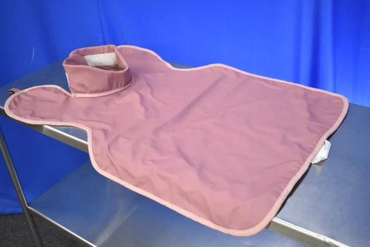 X-Ray Lead Apron with Collar - Coral Color - Dentsply 3 mm - Dental Equipment Store