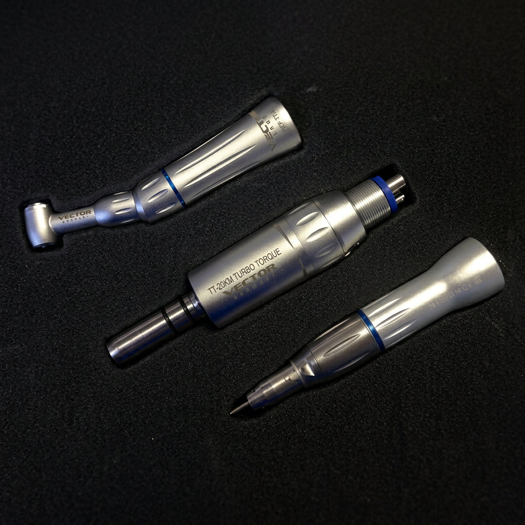 Vector Turbo Torque Deluxe Low Speed Motor System TT-20K 1:1 angle, nose cone - Dental Equipment Store