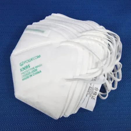 KN95 Powecom PPE Protective Face Mask 50 Pc Box - FDA ADA & CDC Approved - Dental Equipment Store