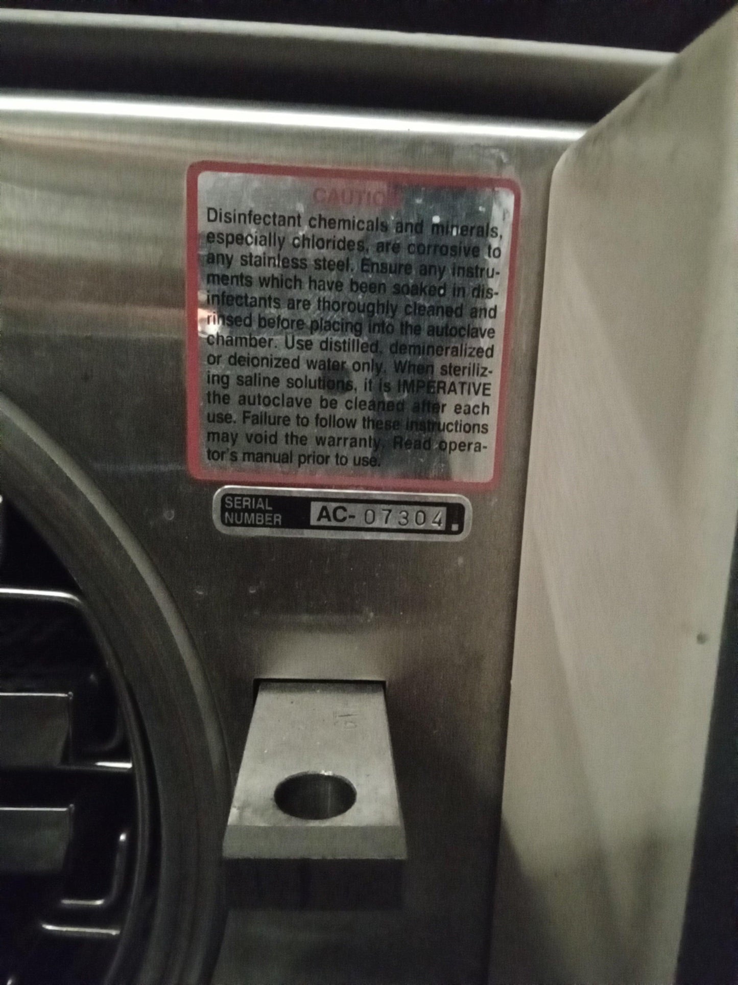 Pelton and Crane Validator Plus Autoclave - Dental Equipment Store