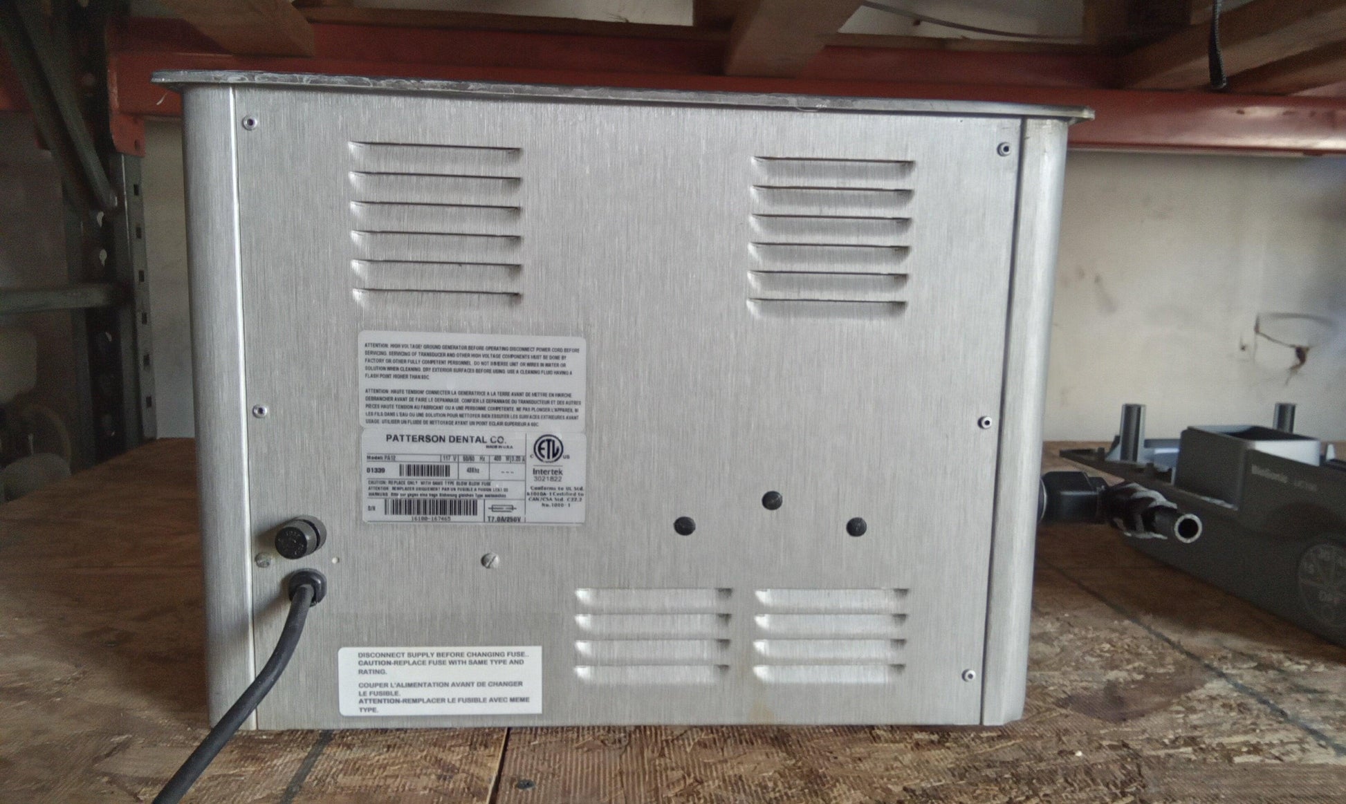 Patterson Dental PA12 Ultrasonic Cleaner - Dental Equipment Store