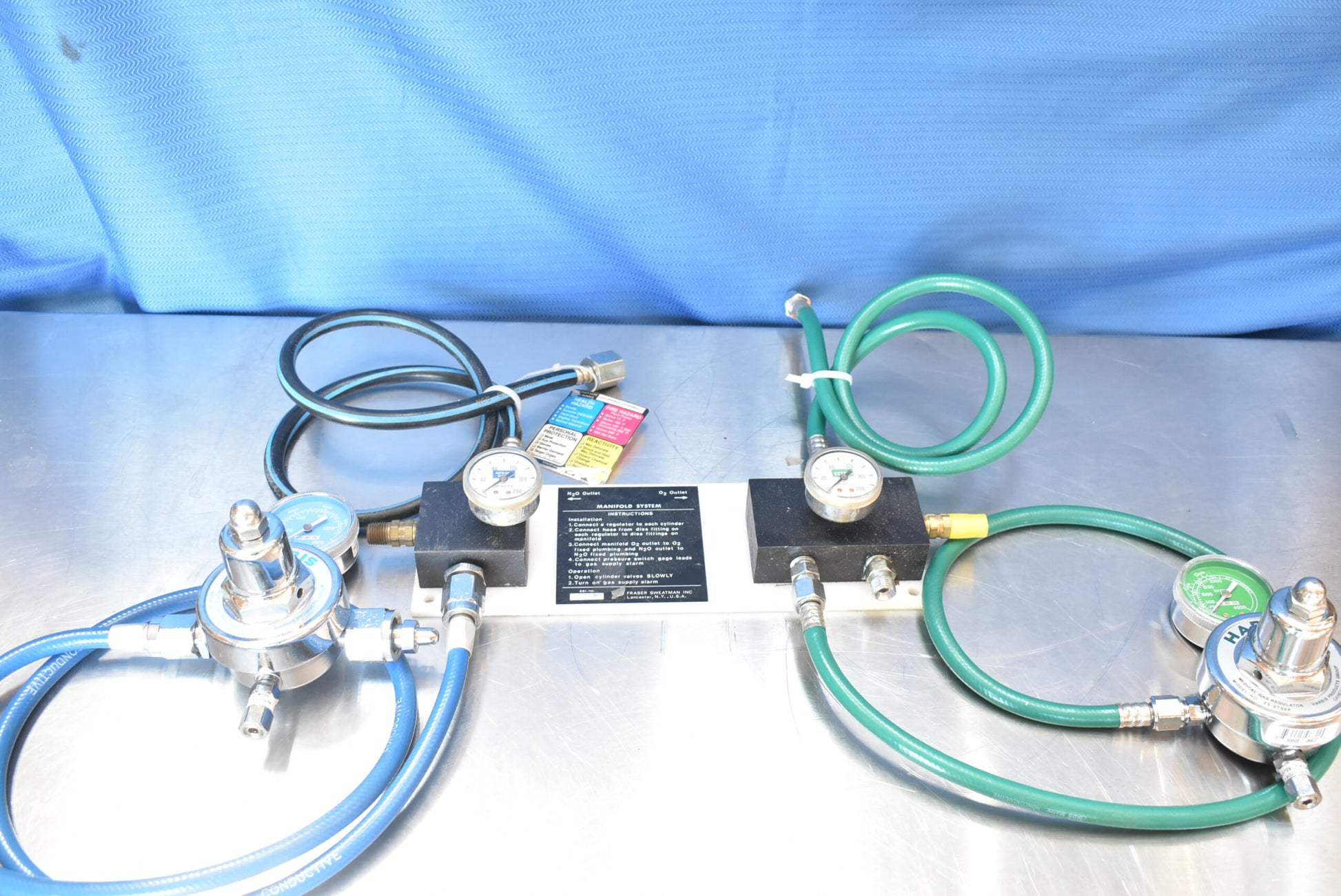 Fraser Sweatman inc Harris Flowmeter Manifold System - Dental Equipment Store