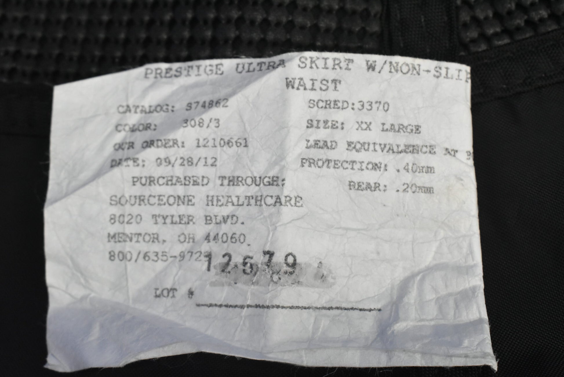 Bar Ray Ultra Skirt with Non-Slip Waist .50mm - Dental Equipment Store