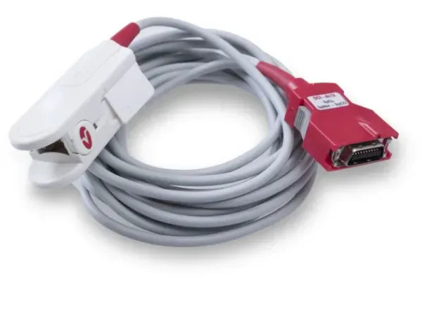 Red DCI-DC3, 3 ft Adult Reusable Patient Cable/Sensor - Dental Equipment Store