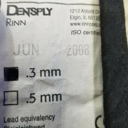 Dentsply Rinn .3mm X-ray Lead Protective Patient Cover Shield Apron - Dental Equipment Store