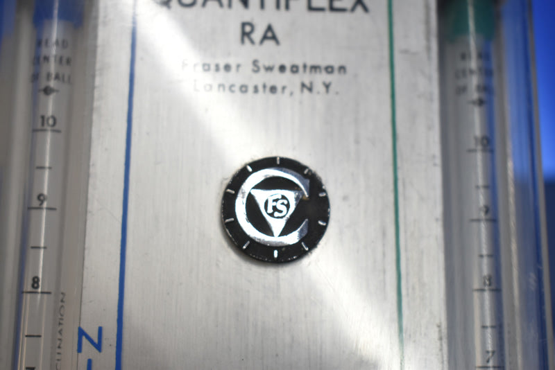 Fraser Sweatman Inc - Quantiflex RA Flowmeter - Dental Equipment Store