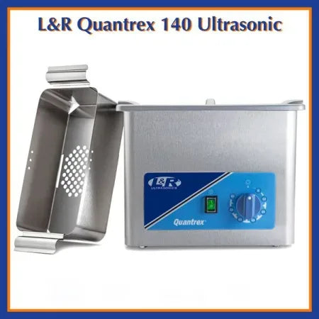 L&R Quantrex 140 Ultrasonic Cleaner Heat Model 610 With Basket Included - Dental Equipment Store