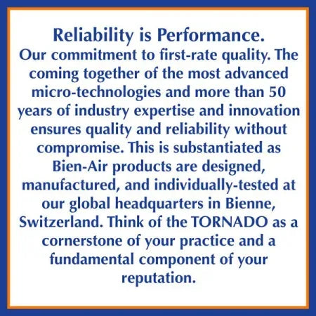 Bien-Air Tornado LED Handpiece Model 1600908-001 - Dental Equipment Store