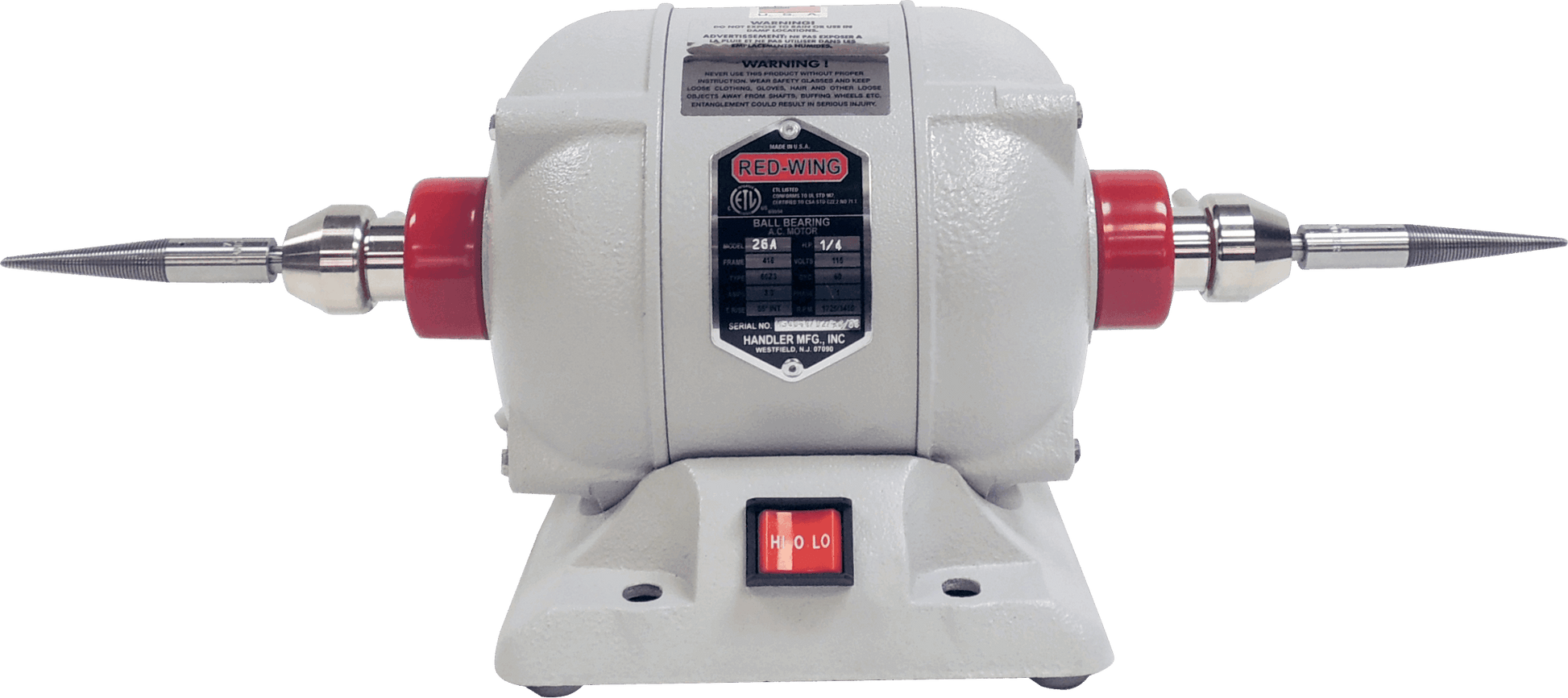 26A-TS Two-Speed Low Base Lathe - Dental Equipment Store