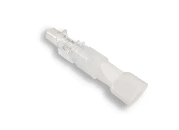 Mainstream - Single Patient Use Pediatric Adult Airway Adapter with Mouthpiece (10 Per Box) - Dental Equipment Store