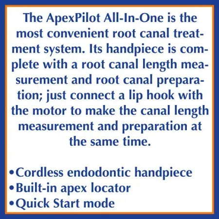 Apex All in One Endodontic Cordless Handpiece Model AL2020 - Dental Equipment Store