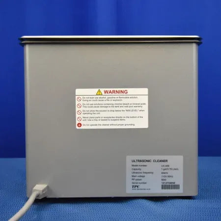 TPC Dentsonic UC-400 Dental Ultrasonic Cleaner 3.59L 3.8 Qt Cleaning Unit - Dental Equipment Store