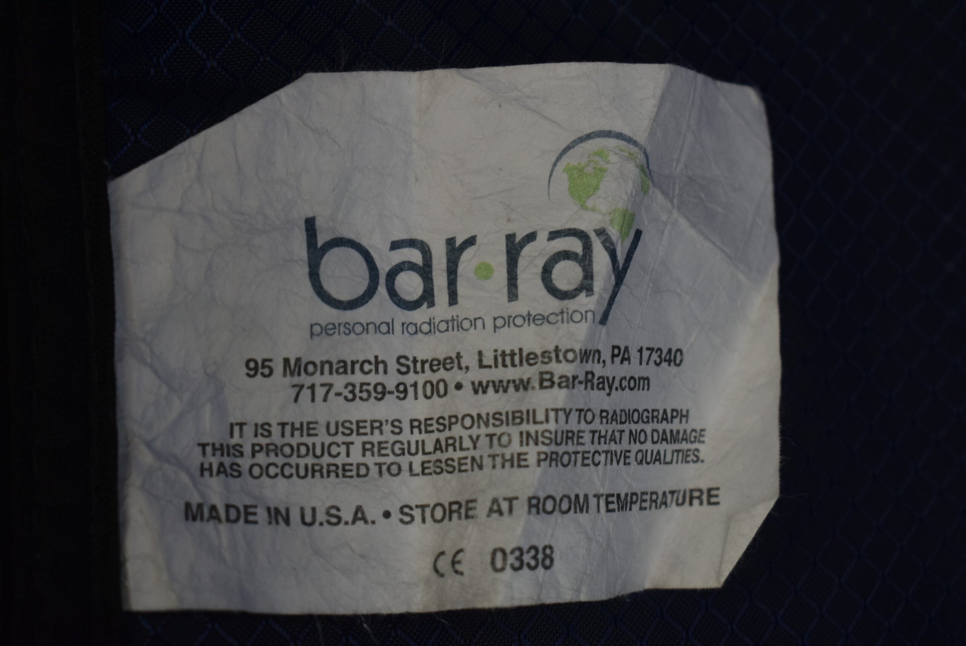 Bar Ray Prestige Wide Belt Wrap Around Apron .50mm - Dental Equipment Store