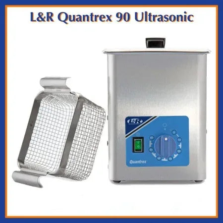 L&R Quantrex 90 Ultrasonic Cleaner Heat Model 606 With Basket Included - Dental Equipment Store