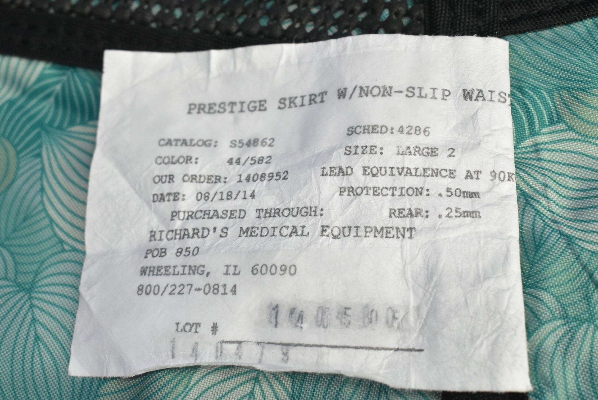 Bar Ray Prestige Skirt with Non-Slip Waist .50mm - Dental Equipment Store