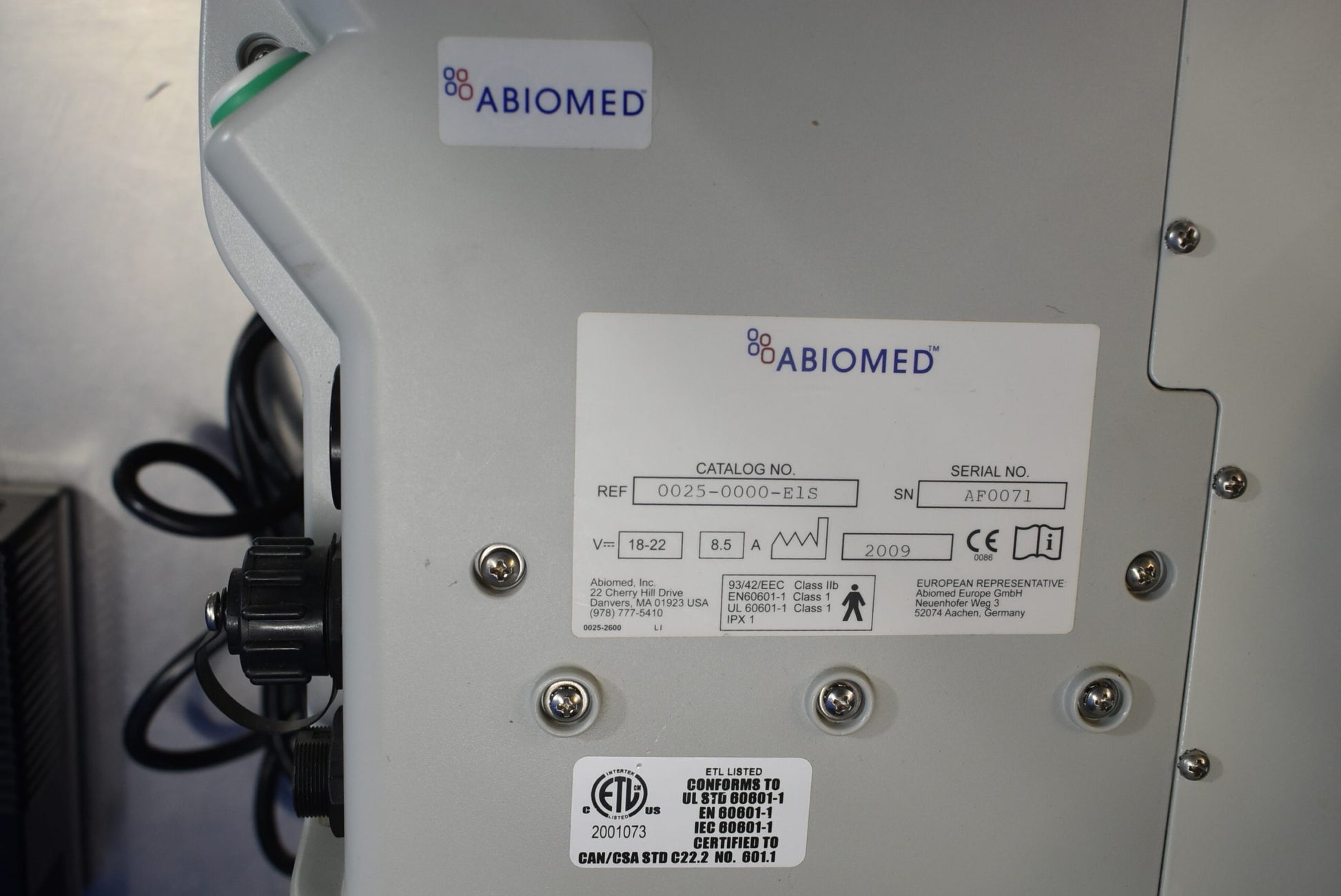 Abiomed AB5000 Portable Driver Unit - Dental Equipment Store