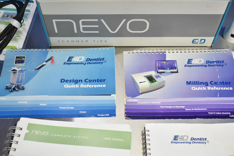 E4D Dentist Planmeca Nevo Acquisition Machine with Tips & Manuals - Dental Equipment Store