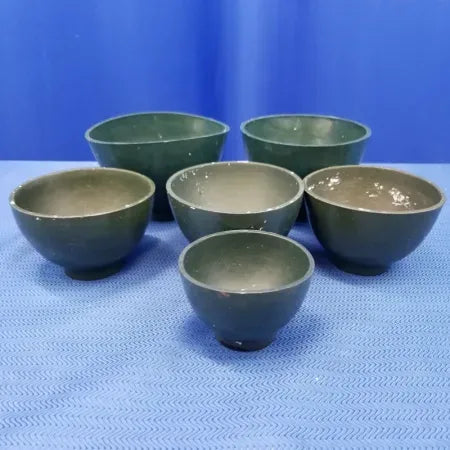 Dental Lab Flexible Mixing Bowls Set of 6 Various Sizes - Dental Equipment Store
