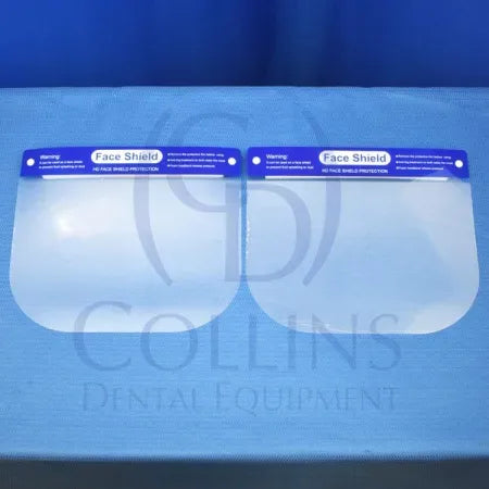 HD Safety Full Face Protection Shield 2 Pack - Dental Equipment Store