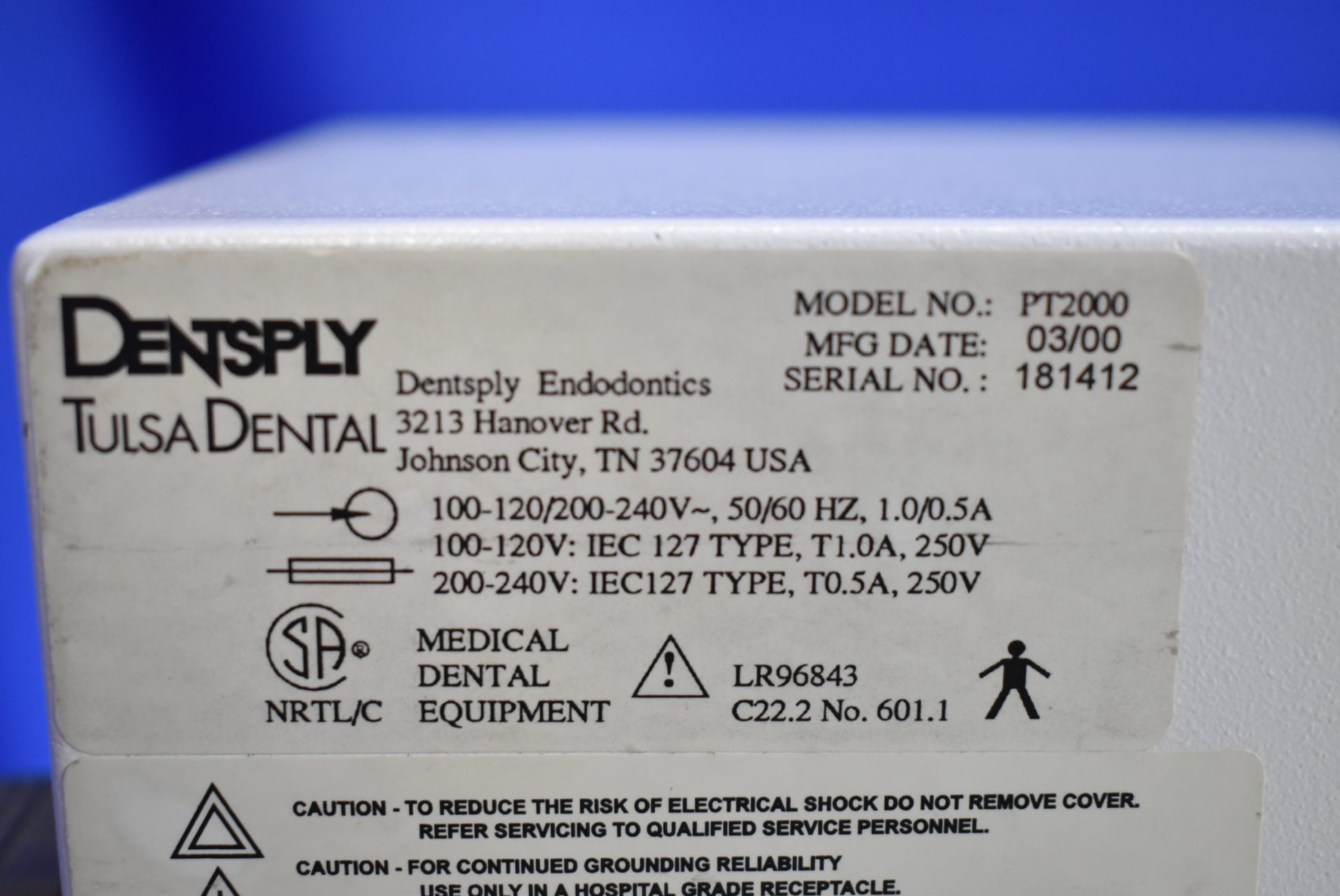 Dentsply Endodontics Pro-Torq Handpiece System PT-2000 - Dental Equipment Store