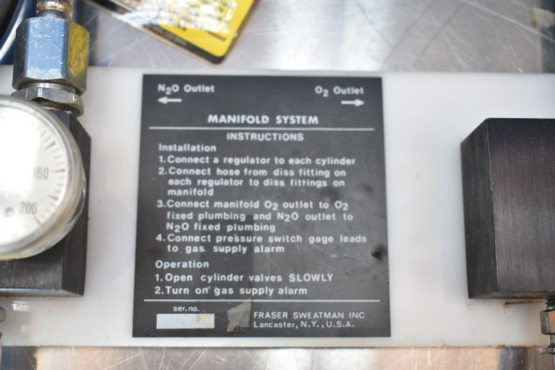 Fraser Sweatman inc Harris Flowmeter Manifold System - Dental Equipment Store