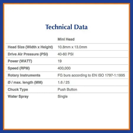 Beyes Maxso M200E Smart Midwest 4 Hole Connection Mini Head HP2105 Model M200E-M/M4 - Dental Equipment Store