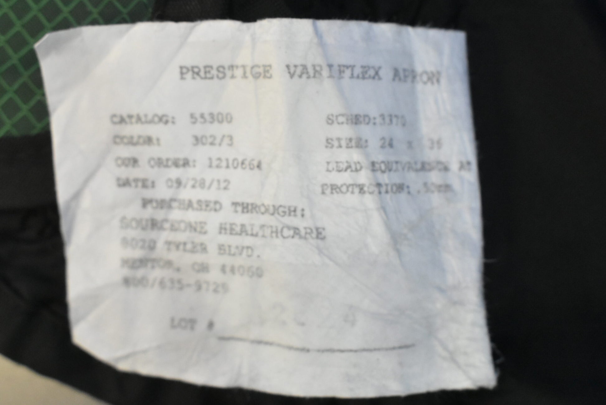 Bar Ray Prestige Variflex Apron .50mm - Dental Equipment Store