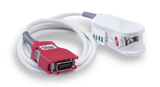 Red DCIp-DC3, 3 ft Pediatric Reusable Patient Cable/Sensor - Dental Equipment Store