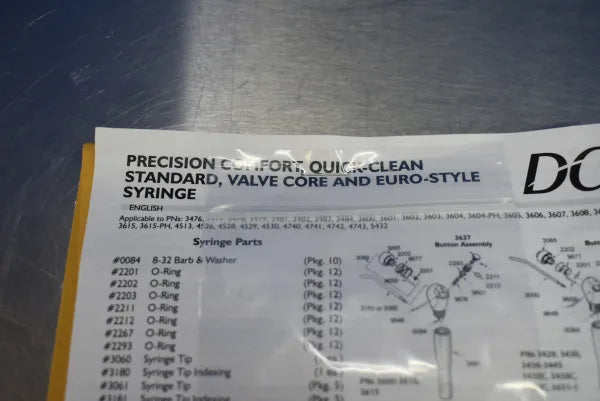 DCI Syringe - Part 3440 - New Open Box - Dental Equipment Store