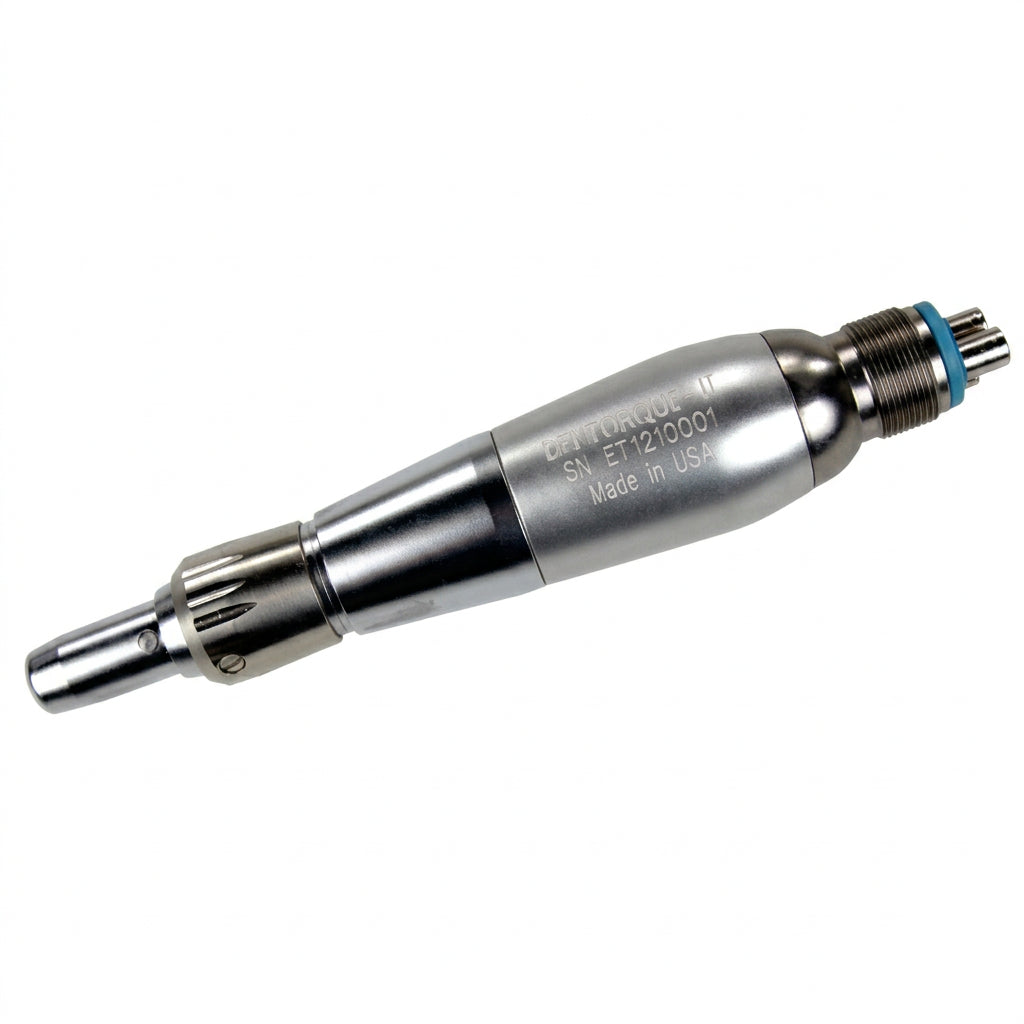 Vector Ergo-Torque II Deluxe Lowspeed 4 Hole 5k Dental Handpiece Motor USA Made - Dental Equipment Store