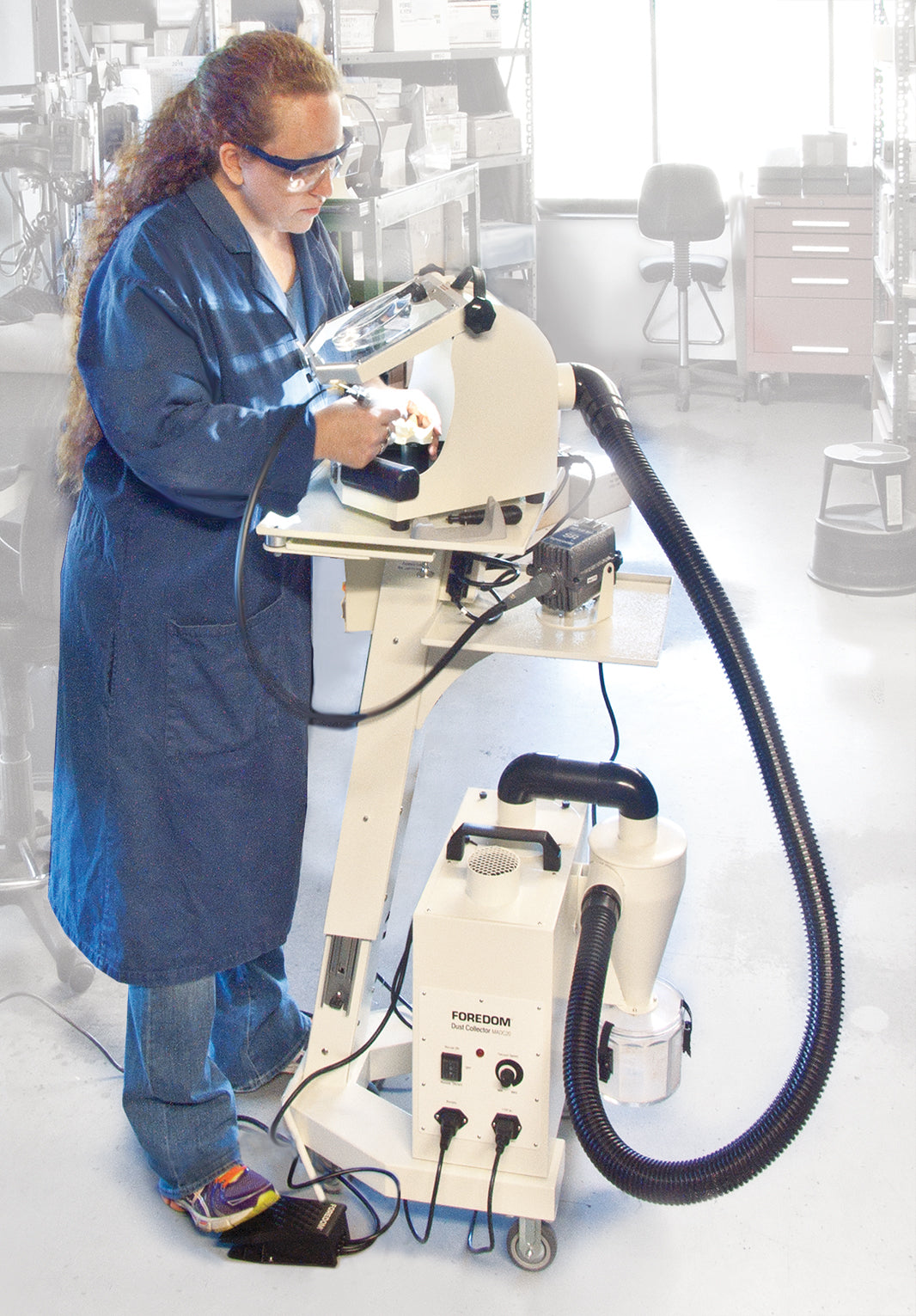 Dust Collector with Cyclone and Collection Chamber MADC20 - Dental Equipment Store