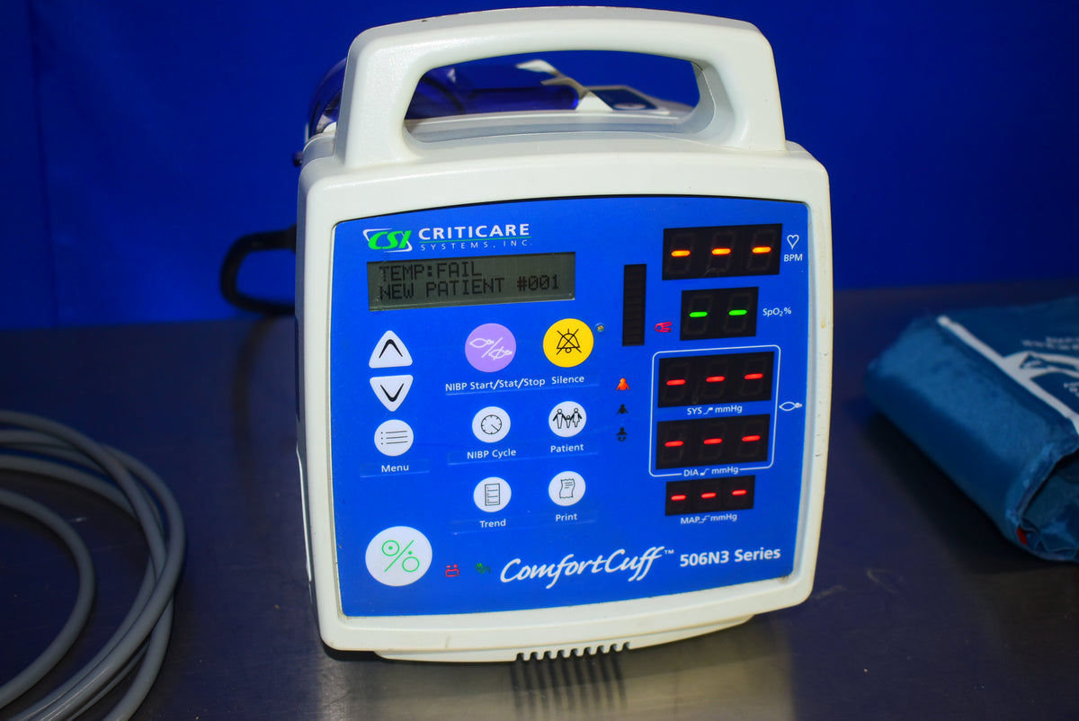CSI Criticare 506N3 Series Comfort Cuff with Accessoreis