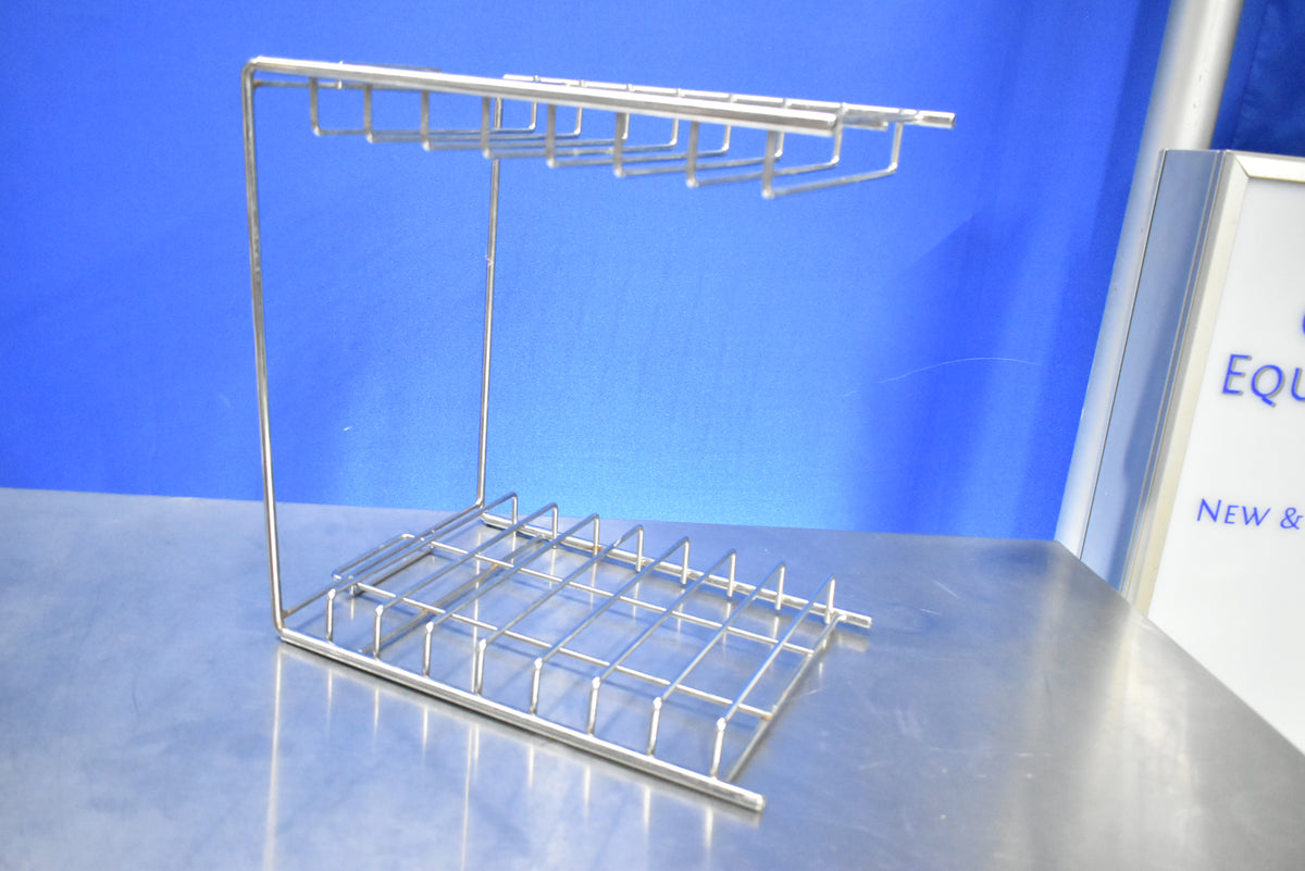 Dental X-Ray Cassette Tray Holder Rack Multi-Slot Metal Wire Organizer