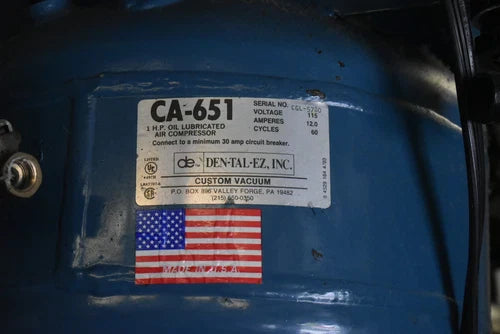DentalEZ CA-651 Dental Air Compressor – Used - Dental Equipment Store