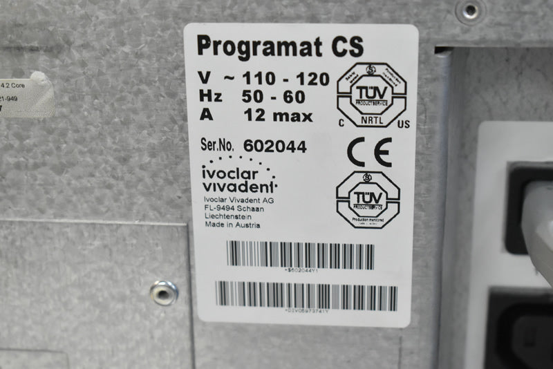 Ivoclar Vivadent Programat CS Lab Furance - Dental Equipment Store