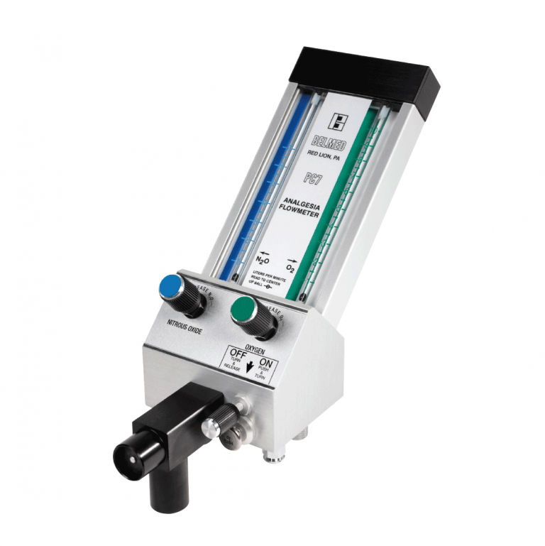 Belmed Flowmeter System with Cabinet Mount Flipout Bracket Model F404 - Dental Equipment Store
