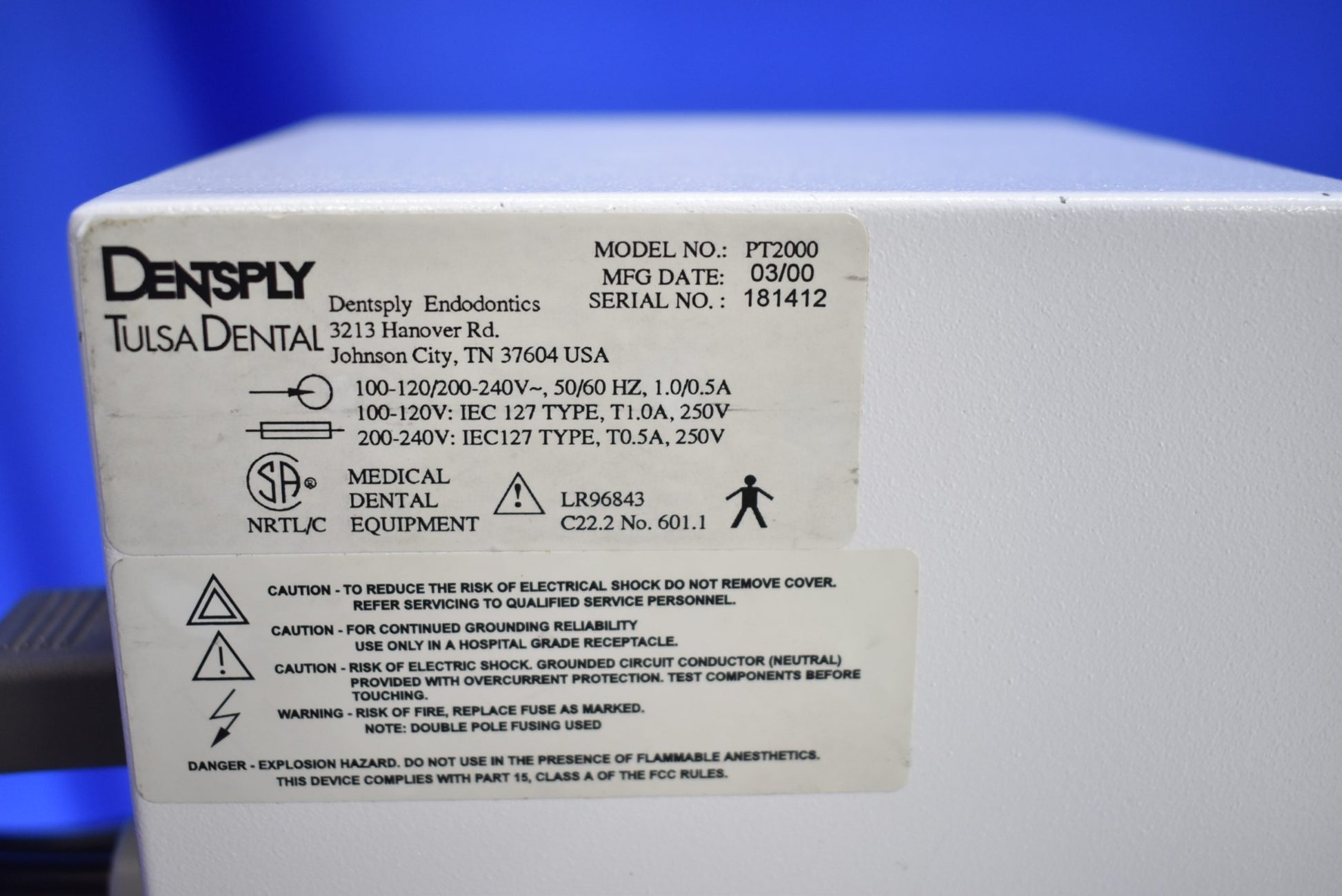 Dentsply Endodontics Pro-Torq Handpiece System PT-2000 - Dental Equipment Store