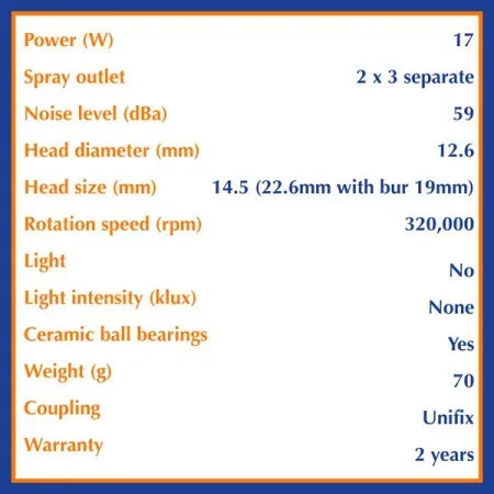 Bien-Air Bora Dental Handpiece Model 1600381-001 - Dental Equipment Store