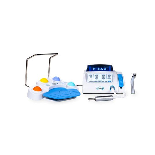 Aseptico 6000 Series Motor & 20:1 Handpiece Package - AEU-6000-70V & AHP-85MB-CX - Dental Equipment Store