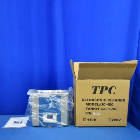 TPC Dentsonic UC-400 Dental Ultrasonic Cleaner 3.59L 3.8 Qt Cleaning Unit - Dental Equipment Store