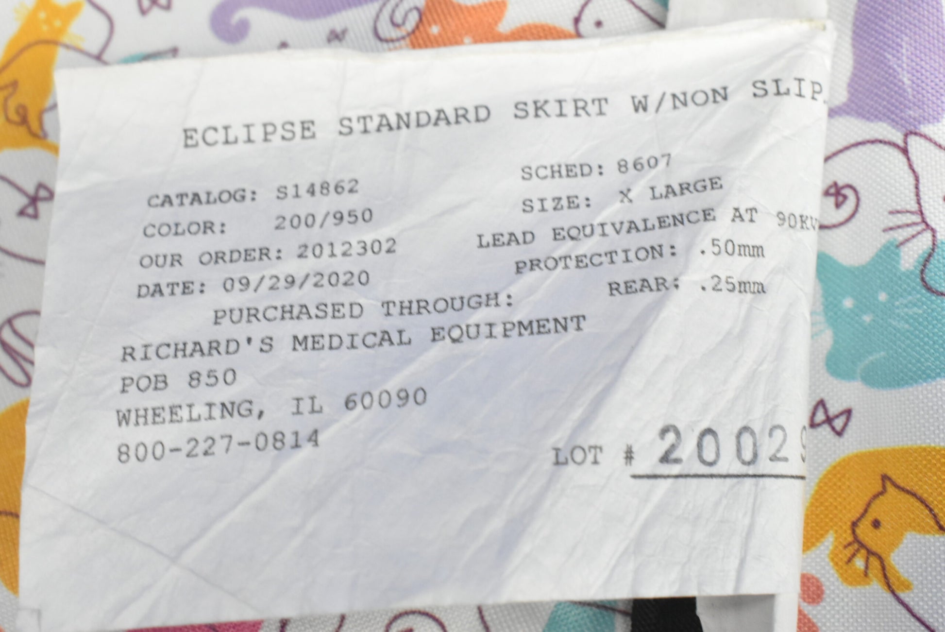 Bar Ray Eclipse Standard Skirt with Non-Slip Waist .50mm - Dental Equipment Store