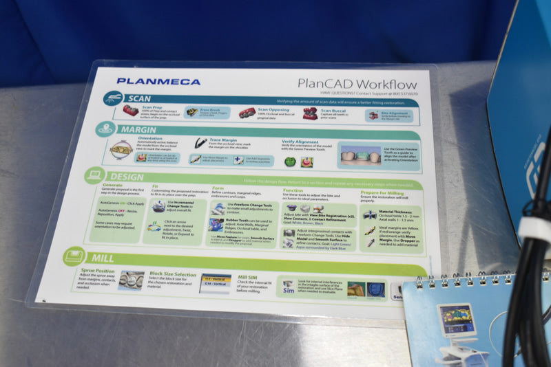 E4D Dentist Planmeca Nevo Acquisition Machine with Tips & Manuals - Dental Equipment Store