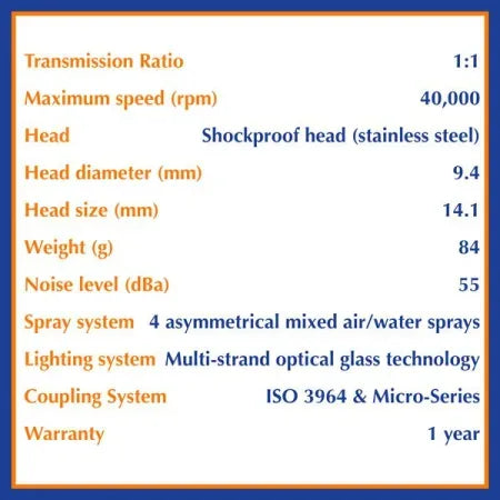 Bien-Air EVO. 15 CA 1.1L Classic Slowspeed Handpiece Model 1600939-001 - Dental Equipment Store