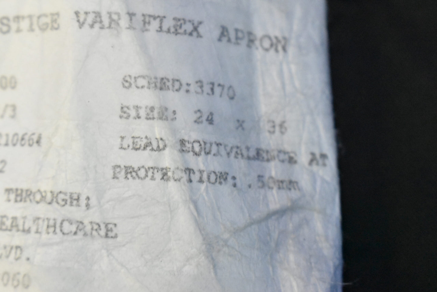 Bar Ray Prestige Variflex Apron .50mm - Dental Equipment Store