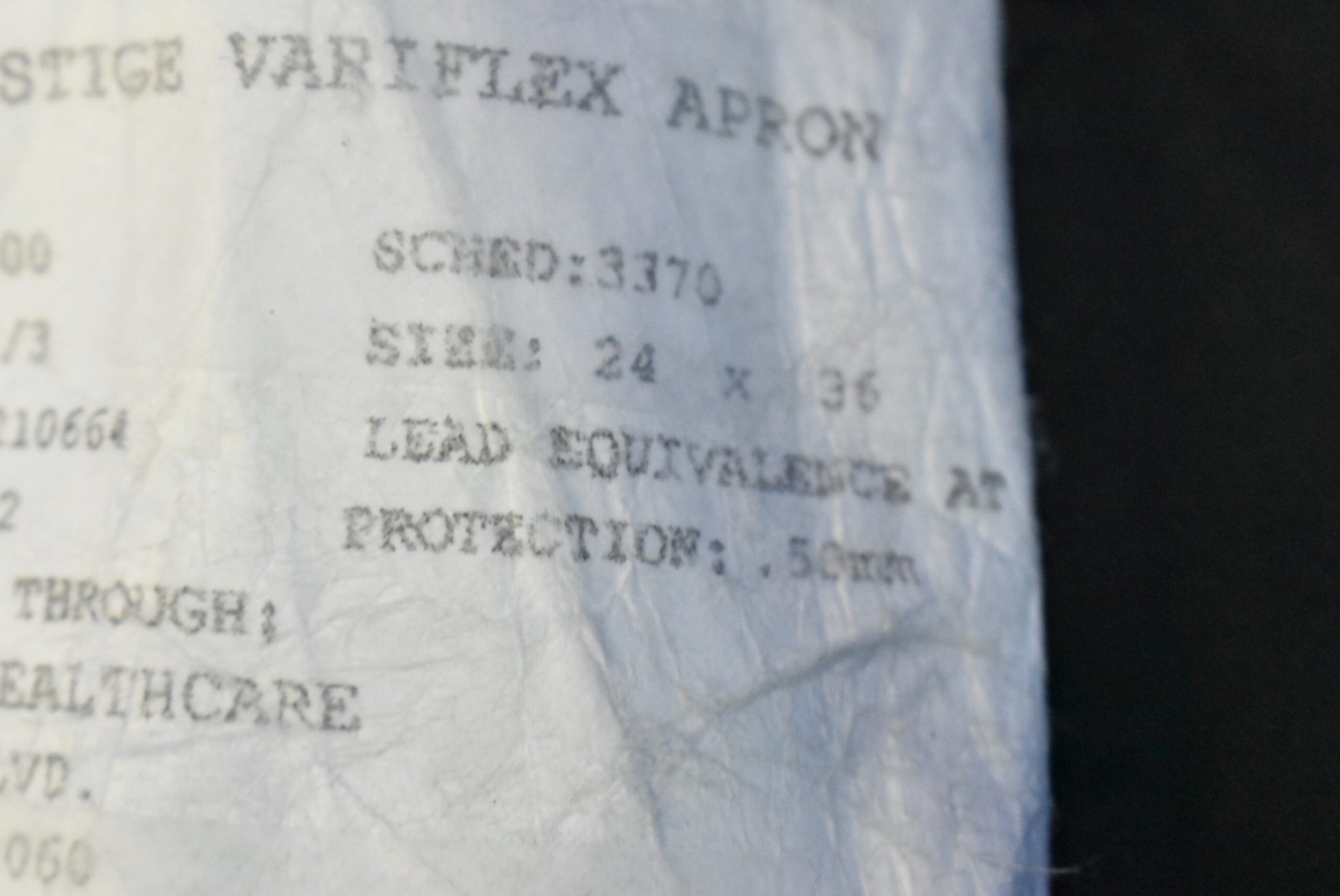 Bar Ray Prestige Variflex Apron .50mm - Dental Equipment Store