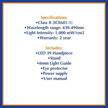 TPC Dental LED 39N Curing Light System ALED-39N - Dental Equipment Store