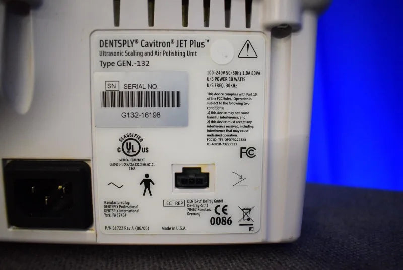 Dentsply Gen-132 Cav-Jet Plus Ultrasonic Scaler - 60 Day Warranty - Dental Equipment Store